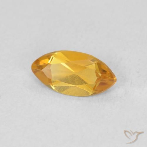 9,17 ctw natürlicher Dunkelgolden Citrin, Marquise, VVS-VS