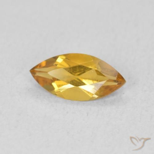 9,17 ctw natürlicher Dunkelgolden Citrin, Marquise, VVS-VS