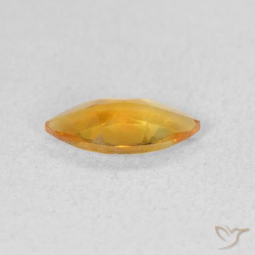 9,17 ctw natürlicher Tiefes Orange-Gold Citrin, Marquise, VVS-VS