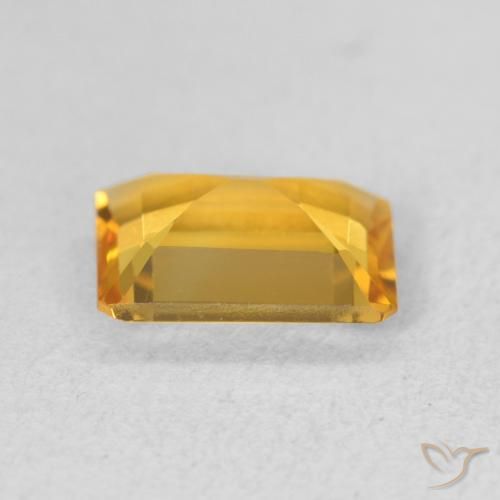 9,17 ctw natürlicher Mittelgold Citrin, Oktagonschliff, VVS