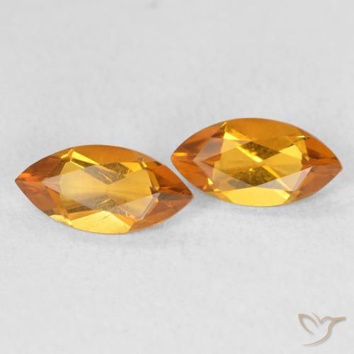 0.89 ct natürliche Golden Citrin-Edelsteine, Marquise, VS