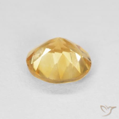 9,17 ctw natürlicher Mittleres Gold Citrin, Runden, VS