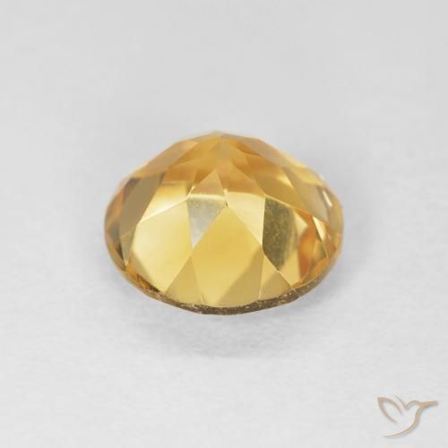 9,17 ctw natürlicher Mittleres Gold Citrin, Runden, VS