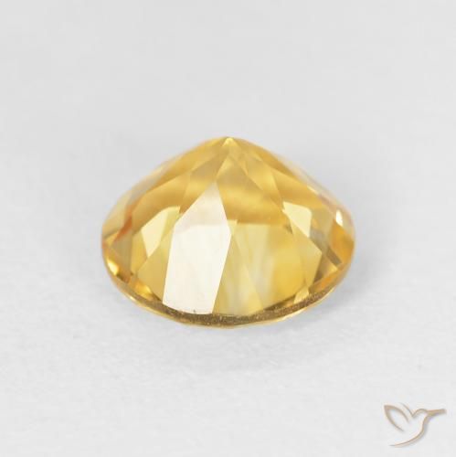 9,17 ctw natürlicher Helles Gold Citrin, Runden, VVS-VS