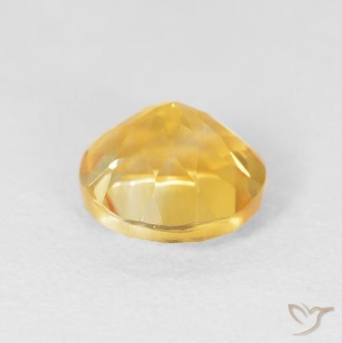 9,17 ctw natürlicher Helles Gold Citrin, Runden, VVS-VS