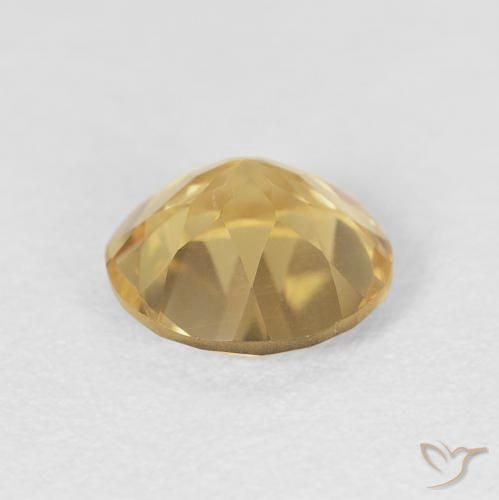9,17 ctw natürlicher gold-orange Citrin, Runden, VVS