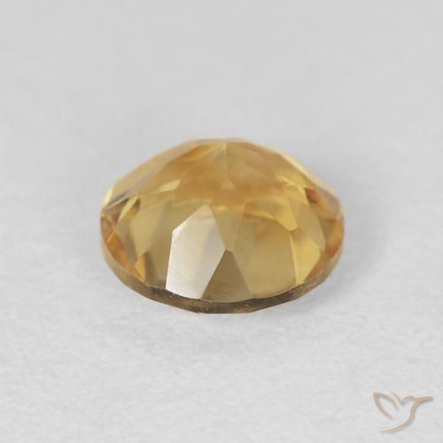 9,17 ctw natürlicher Mittleres Gold Citrin, Runden, VVS