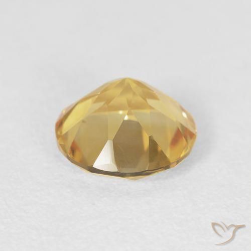 9,17 ctw natürlicher gold-orange Citrin, Runden, VVS