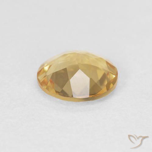 9,17 ctw natürlicher Mittleres Gold Citrin, Runden, VVS