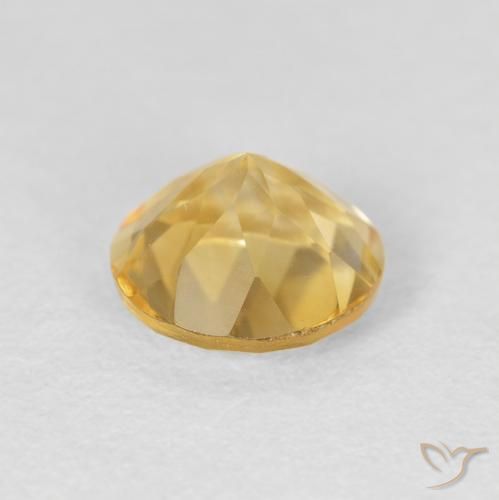 9,17 ctw natürlicher gold-orange Citrin, Runden, VVS