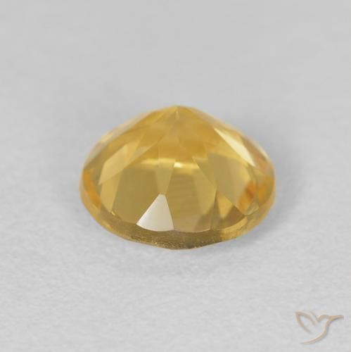 9,17 ctw natürlicher Mittleres Gold Citrin, Runden, VVS