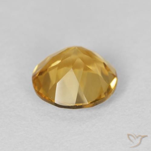 9,17 ctw natürlicher Mittleres Gold Citrin, Runden, VVS
