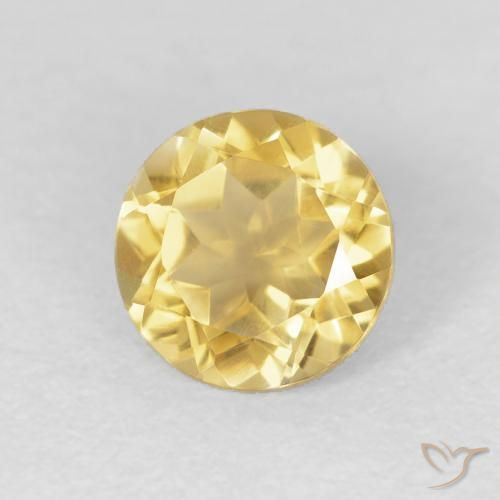 9,17 ctw natürlicher Mittelgold Citrin, Runden, VVS