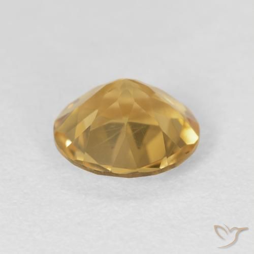 9,17 ctw natürlicher Mittleres Gold Citrin, Runden, VVS