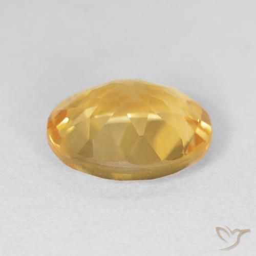 9,17 ctw natürlicher Helles Gold Citrin, Oval, VVS-VS