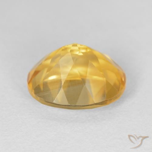 9,17 ctw natürlicher Helles Gold Citrin, Oval, VVS-VS