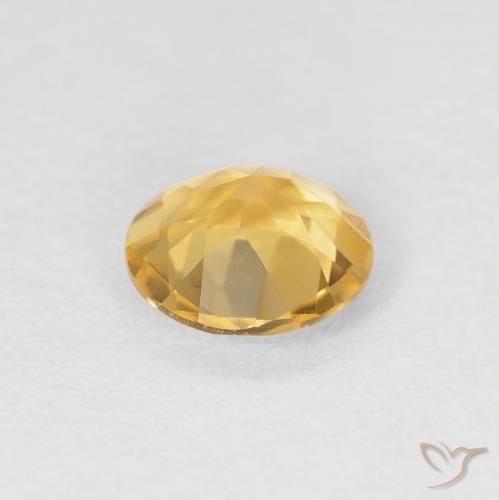 9,17 ctw natürlicher Mittleres Gold Citrin, Runden, VVS