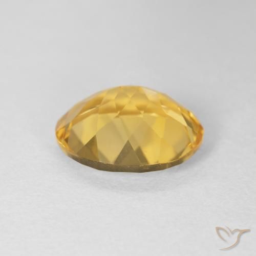 9,17 ctw natürlicher Golden Citrin, Oval, VVS