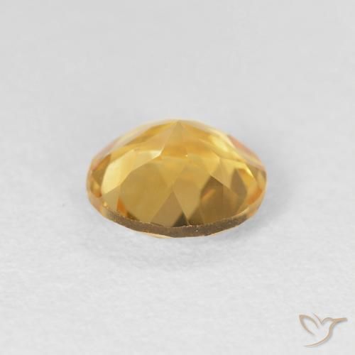 9,17 ctw natürlicher Mittleres Gold Citrin, Runden, VVS