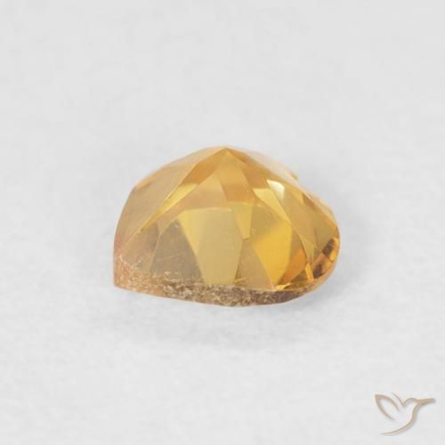 9,17 ctw natürlicher Mittleres Gold Citrin, Herz, VVS