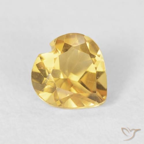 9,17 ctw natürlicher Mittleres Gold Citrin, Herz, VVS