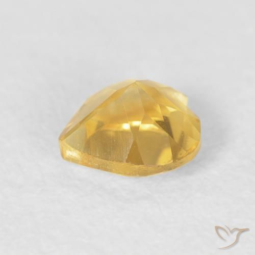 9,17 ctw natürlicher Mittleres Gold Citrin, Herz, VVS