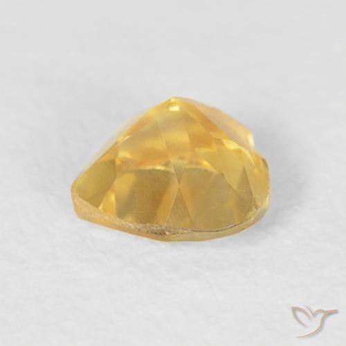 9,17 ctw natürlicher Mittleres Gold Citrin, Herz, VVS