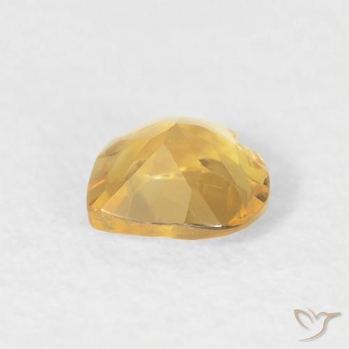 9,17 ctw natürlicher Mittleres Gold Citrin, Herz, VVS