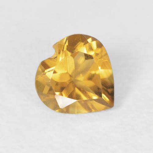 9,17 ctw natürlicher Golden Citrin, Herz, VVS