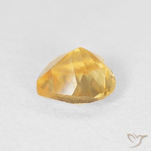 9,17 ctw natürlicher Mittleres Gold Citrin, Herz, VVS-VS