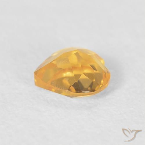 9,17 ctw natürlicher Mittelgold Citrin, Herz, VVS-VS