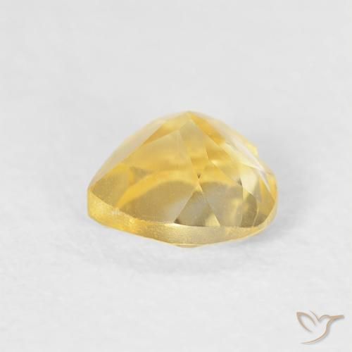 9,17 ctw natürlicher Helles Gold Citrin, Herz, VVS-VS