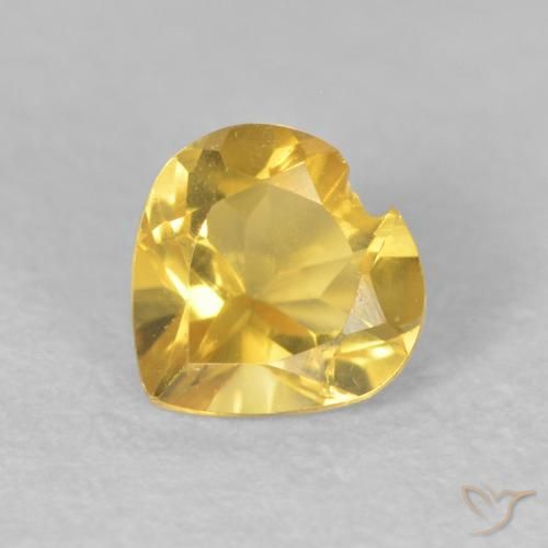 9,17 ctw natürlicher Mittelgold Citrin, Herz, VS