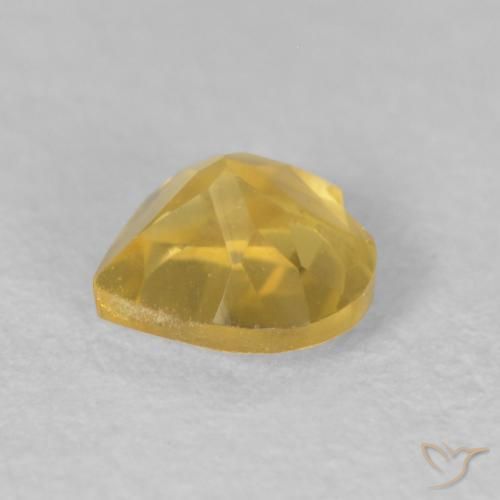 9,17 ctw natürlicher Mittelgold Citrin, Herz, VS