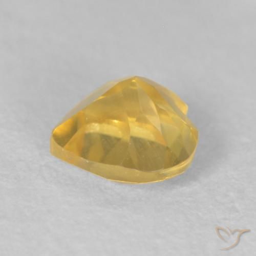 9,17 ctw natürlicher gold-orange Citrin, Herz, VS
