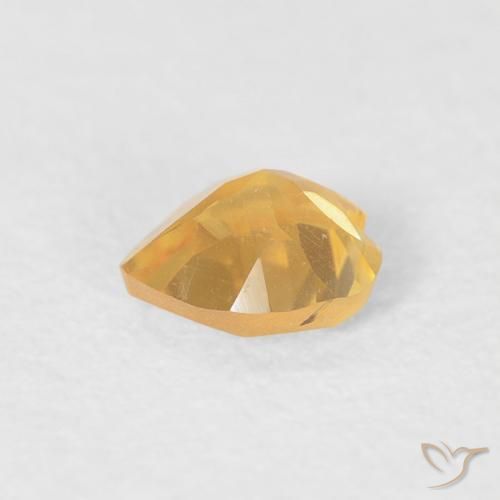 9,17 ctw natürlicher gold-orange Citrin, Herz, VVS