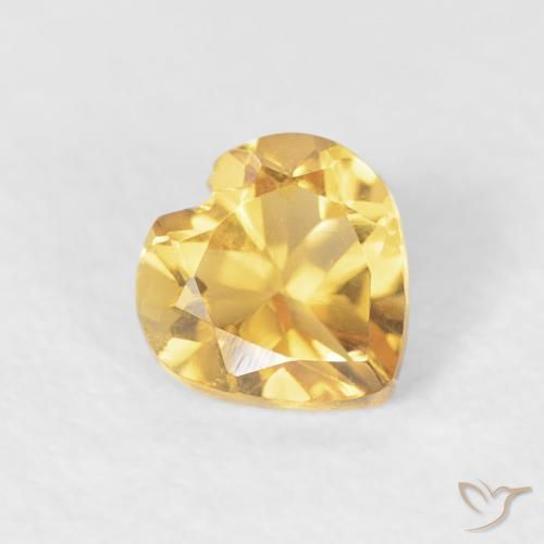 9,17 ctw natürlicher Mittleres Gold Citrin, Herz, VVS