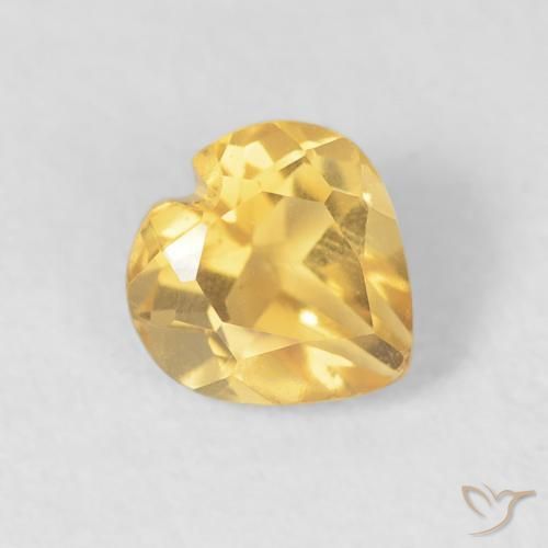 9,17 ctw natürlicher Mittleres Gold Citrin, Herz, VVS