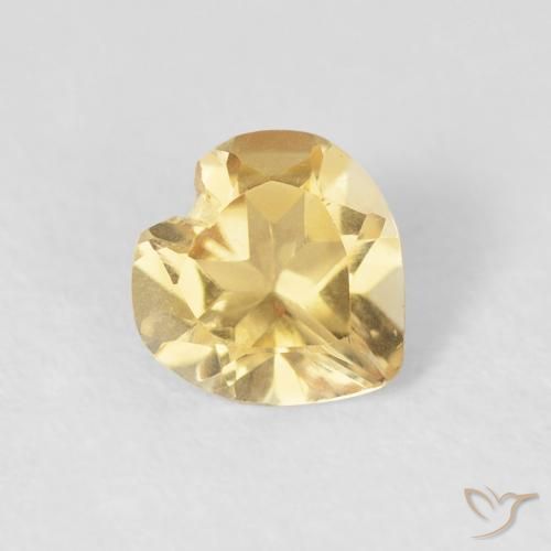 9,17 ctw natürlicher Golden Citrin, Herz, VVS