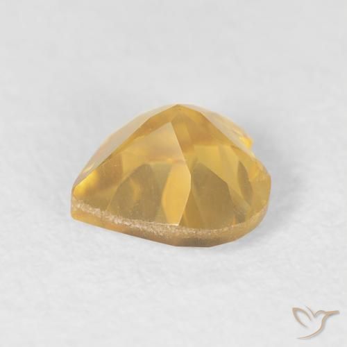 9,17 ctw natürlicher gold-orange Citrin, Herz, VVS