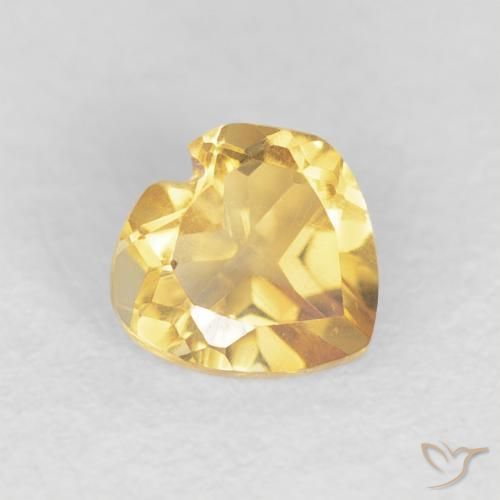 9,17 ctw natürlicher Golden Citrin, Herz, VVS