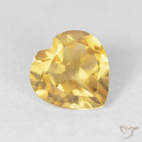 9,17 ctw natürlicher Golden Citrin, Herz, VVS