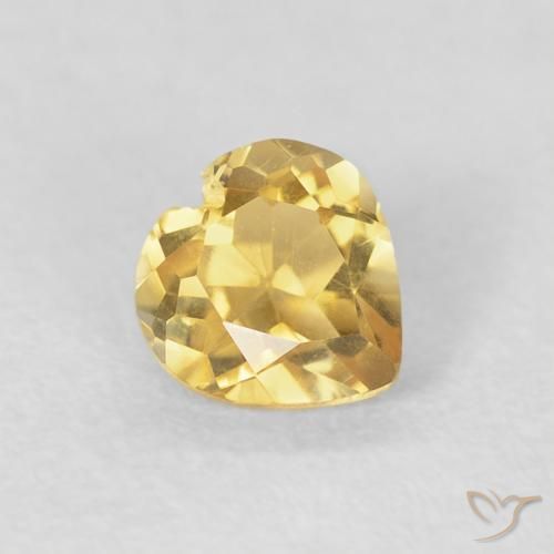 9,17 ctw natürlicher Mittleres Gold Citrin, Herz, VVS