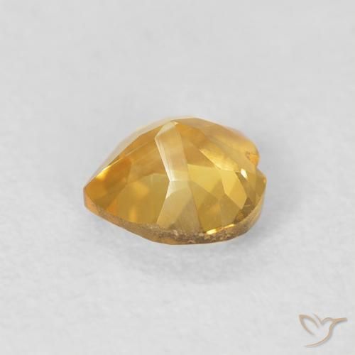 9,17 ctw natürlicher Mittleres Gold Citrin, Herz, VVS