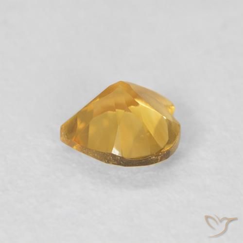 9,17 ctw natürlicher Helles Gold Citrin, Herz, VVS