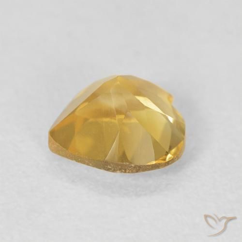 9,17 ctw natürlicher Tiefes Gold Citrin, Herz, VVS-VS