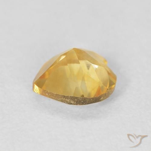 9,17 ctw natürlicher Medium Light-Golden Citrin, Herz, VVS-VS