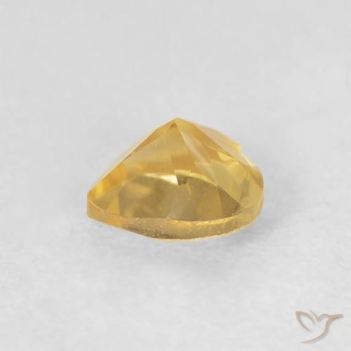 9,17 ctw natürlicher gold-orange Citrin, Herz, VVS-VS