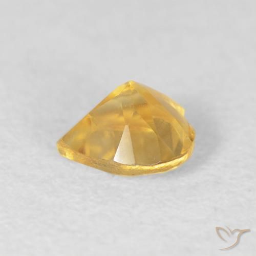 9,17 ctw natürlicher Mittelgold Citrin, Herz, VVS
