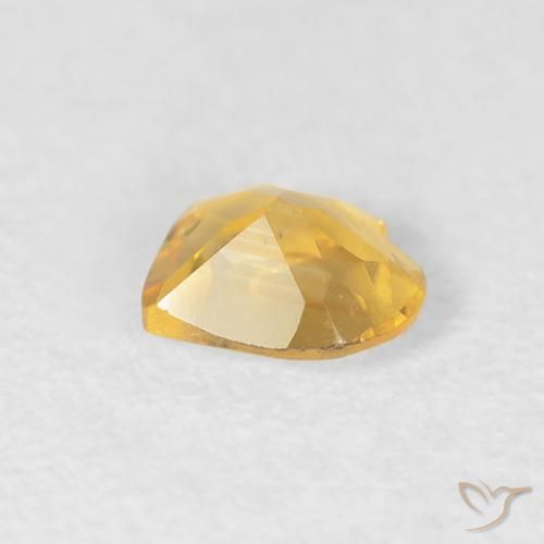 9,17 ctw natürlicher Hell Gold Citrin, Herz, VVS